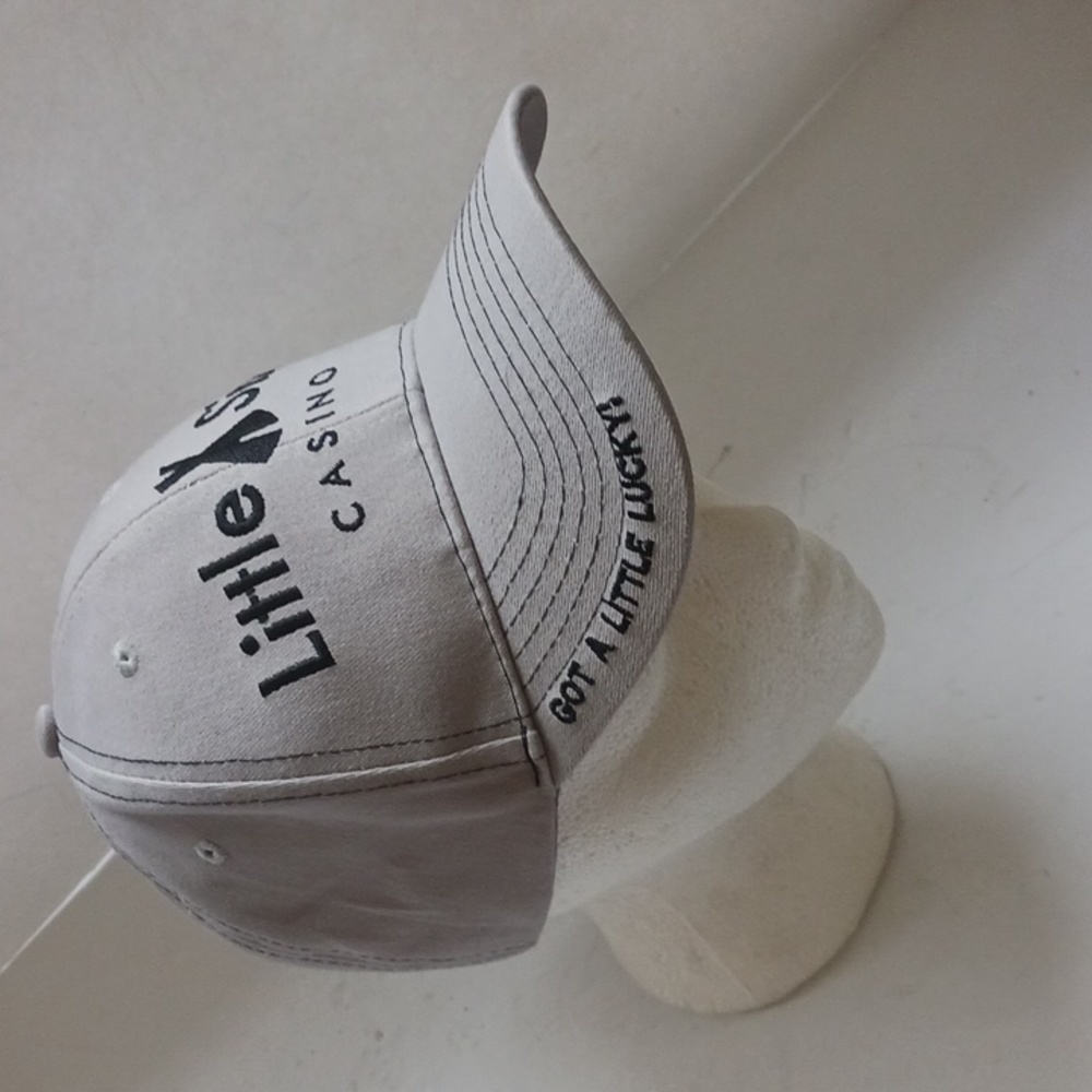 Marr gray cotton Little Six Casino jackpot winner baseball hat-one size